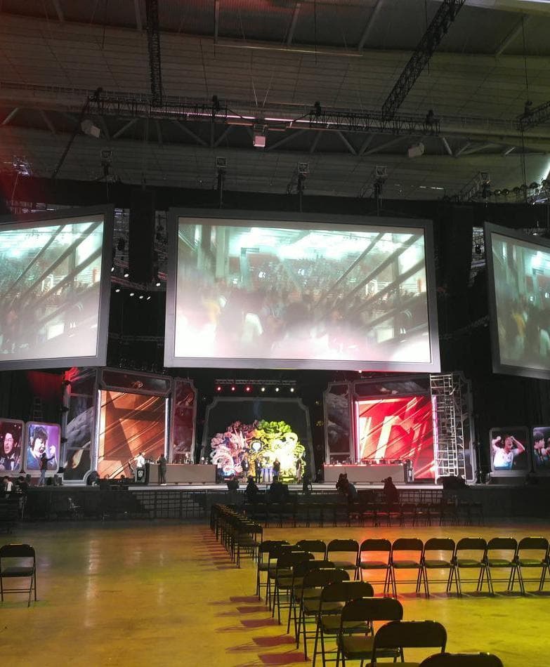 Stage and audience venue